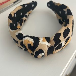 Lele Sadoughi leopard headband